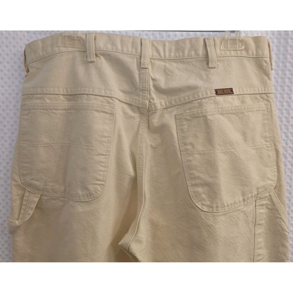 Wrangler Other - Big Ben by Wrangler Pants Mens 36/30 White Carpenter Painter Hammer Loop Jeans
